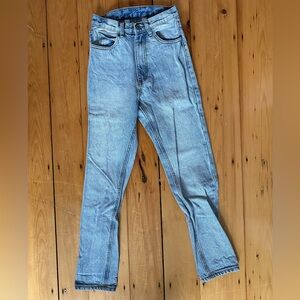 Brandy Melville Light Blue Cropped Jeans